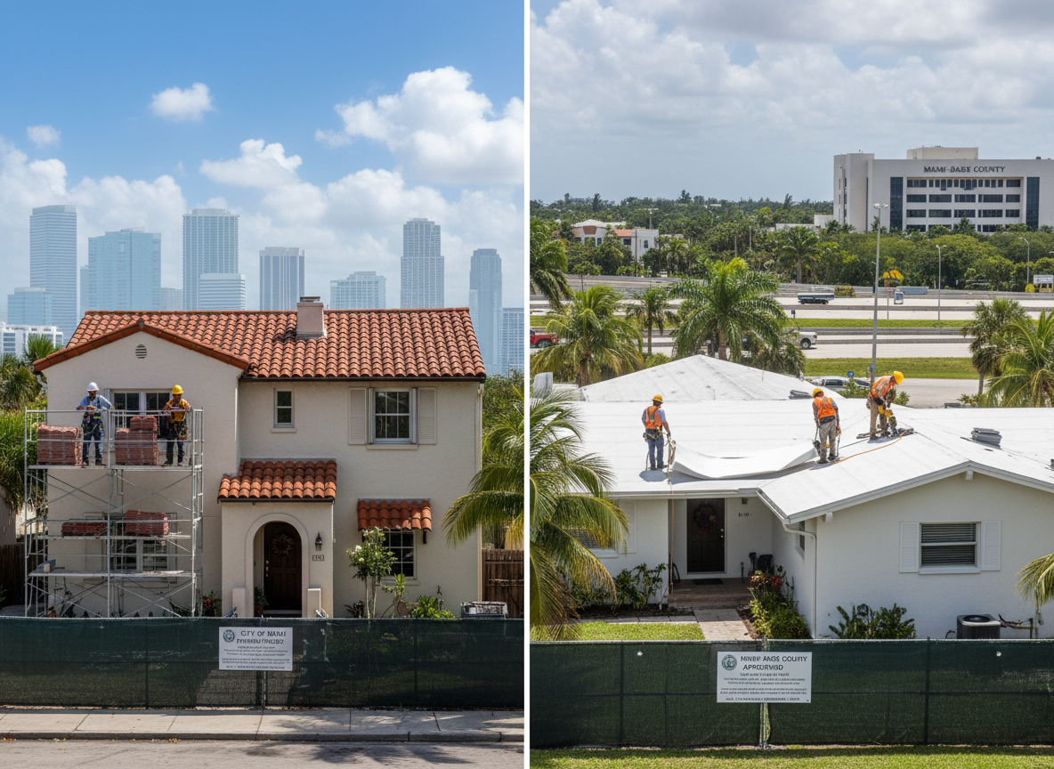 Who Permits Your Roof: Your City or Miami-Dade County?